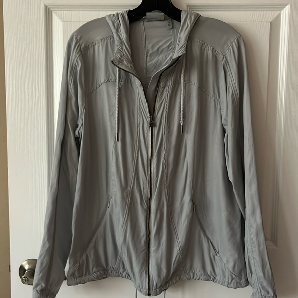Women's Gray Hooded Jacket